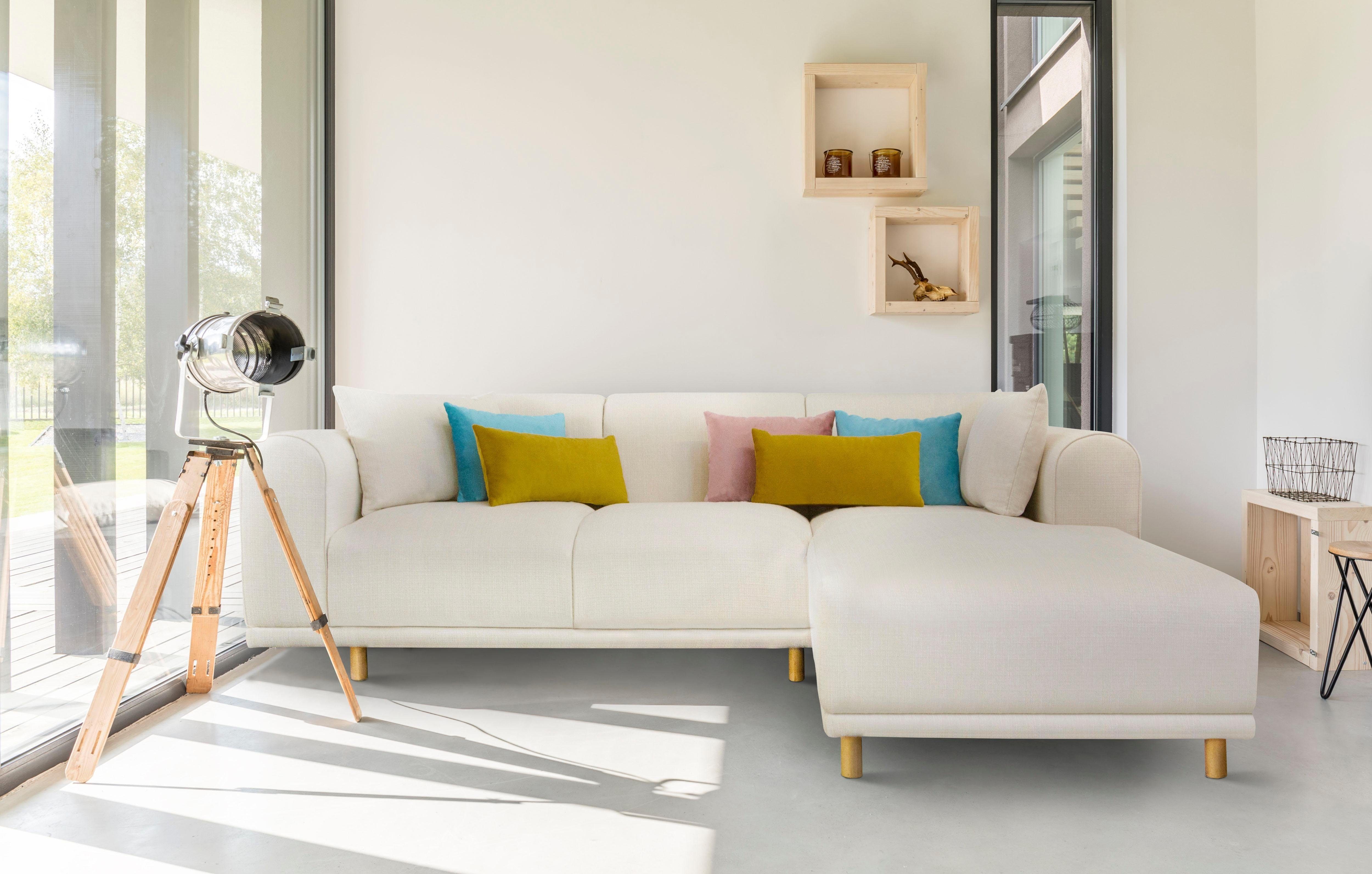 andas Ecksofa Maroon L-Form, in skandinavischem günstig online kaufen