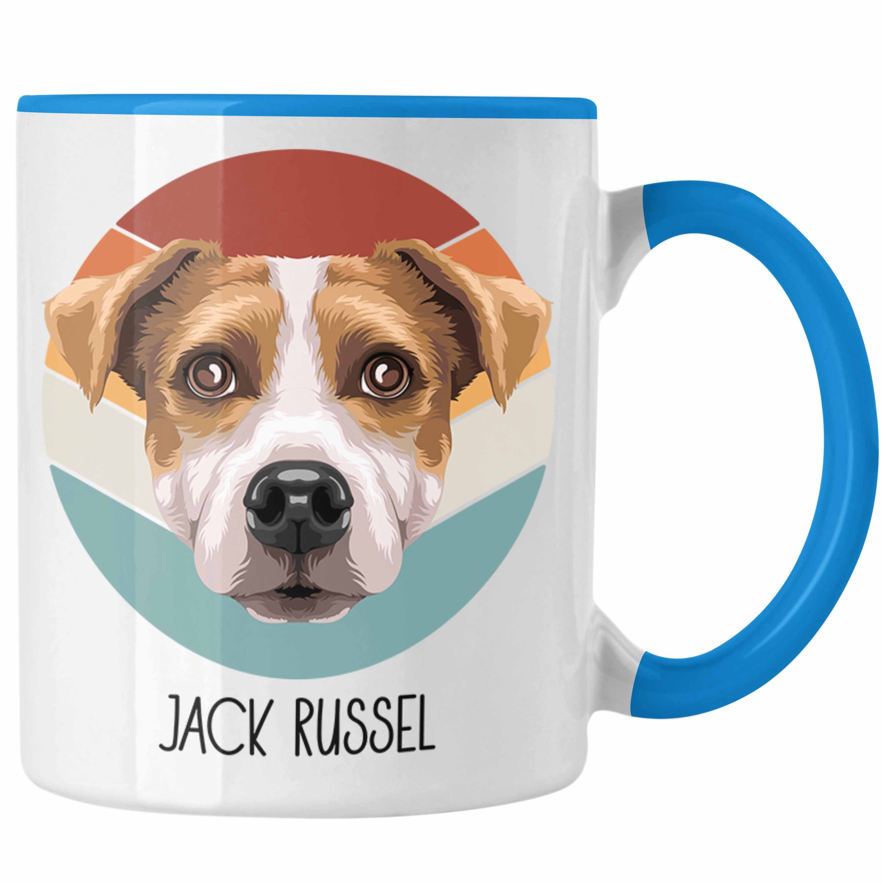 Russel Geschenkidee Tasse Jack Blau Tasse Trendation Besitzer Jack Lustiger Geschenk Spruch