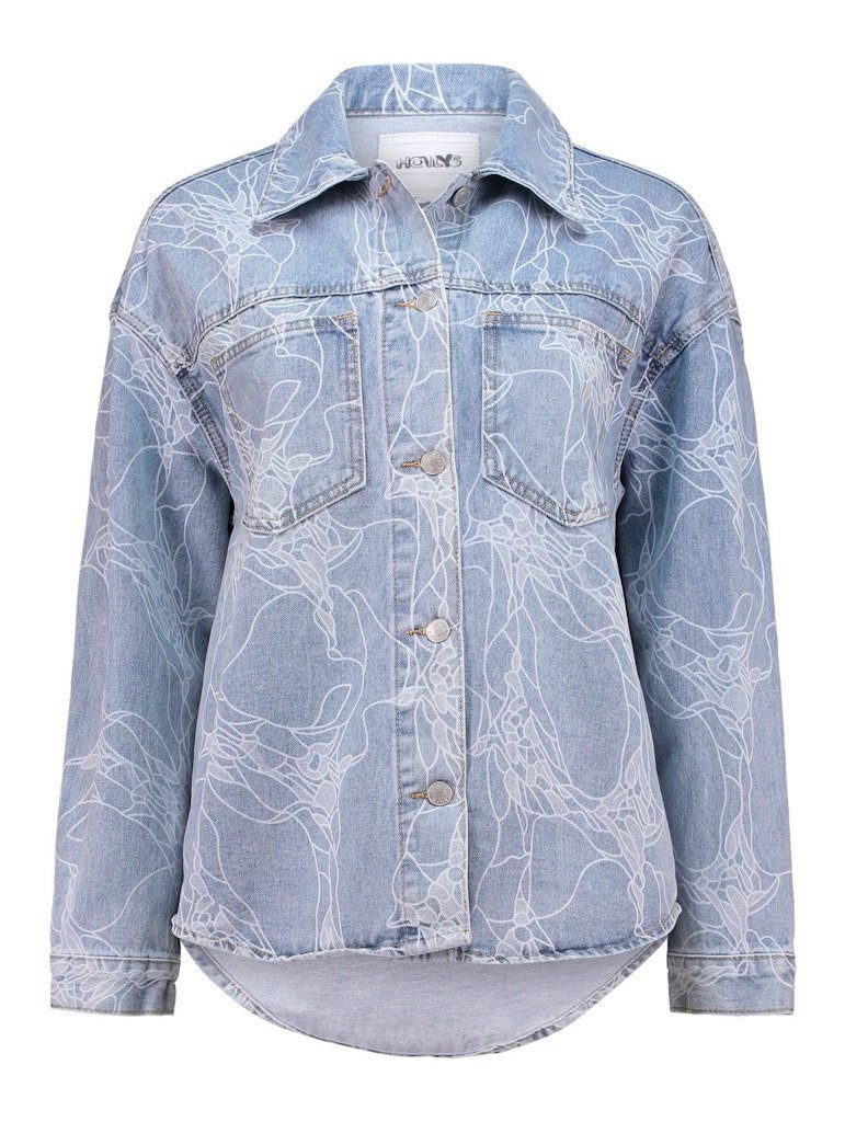 Hailys Men Langarmhemd JeansHemd für Damen (1-tlg)