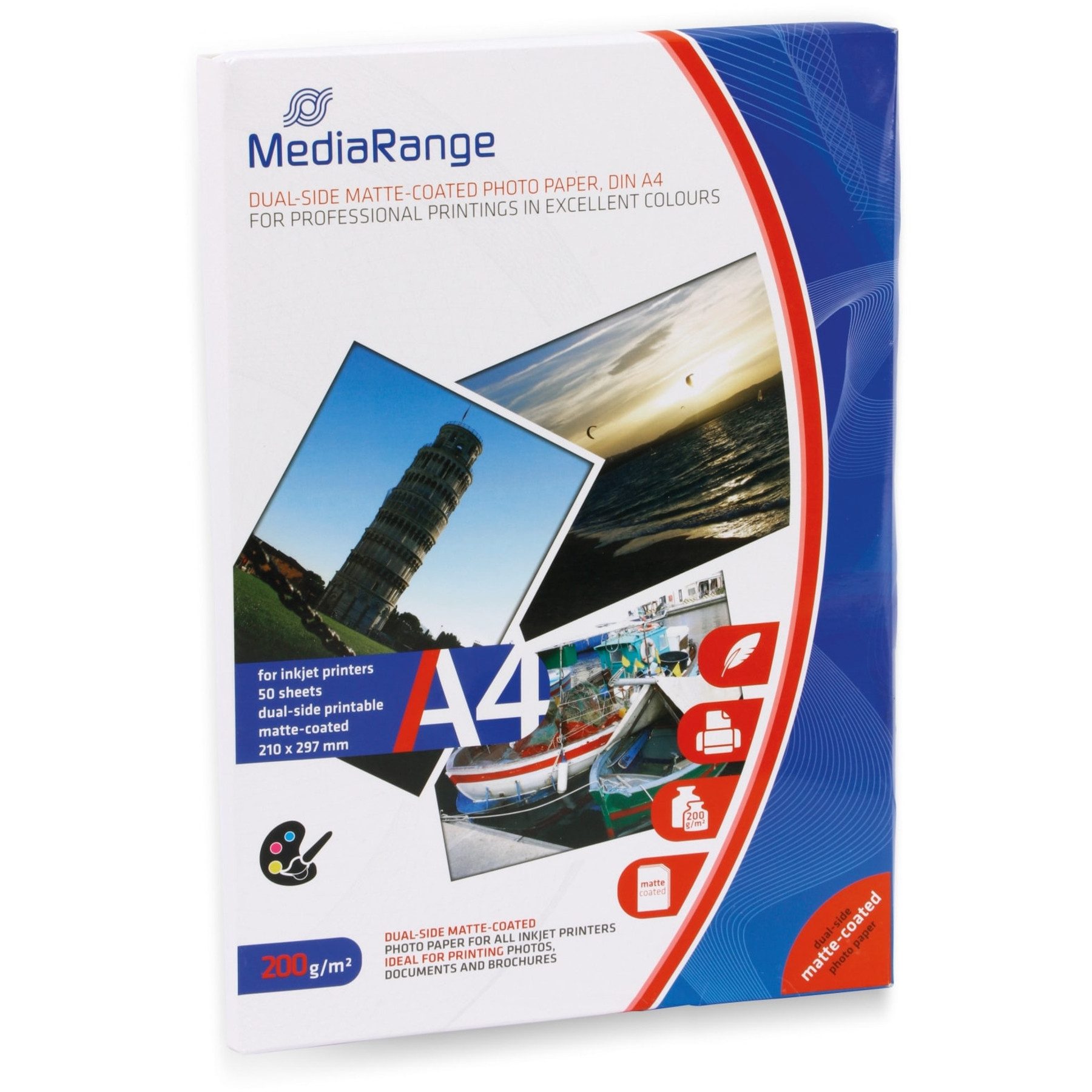 Mediarange Фотопапір MEDIARANGE Фотопапір DIN A4, 200 g/m², matt