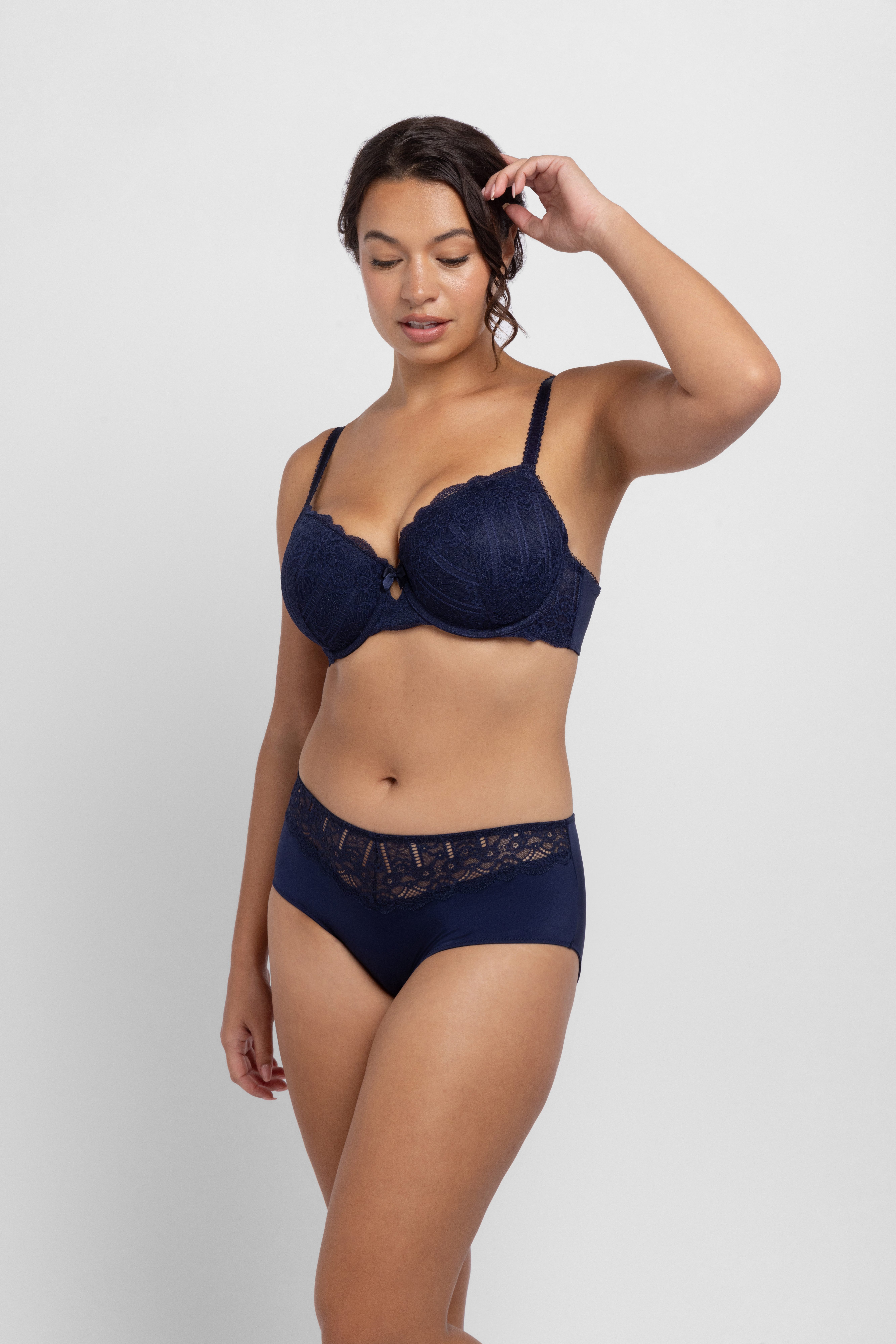 Dorina Maxislip Celine (2er Pack) mit Spitzendetails, elastisch, weich