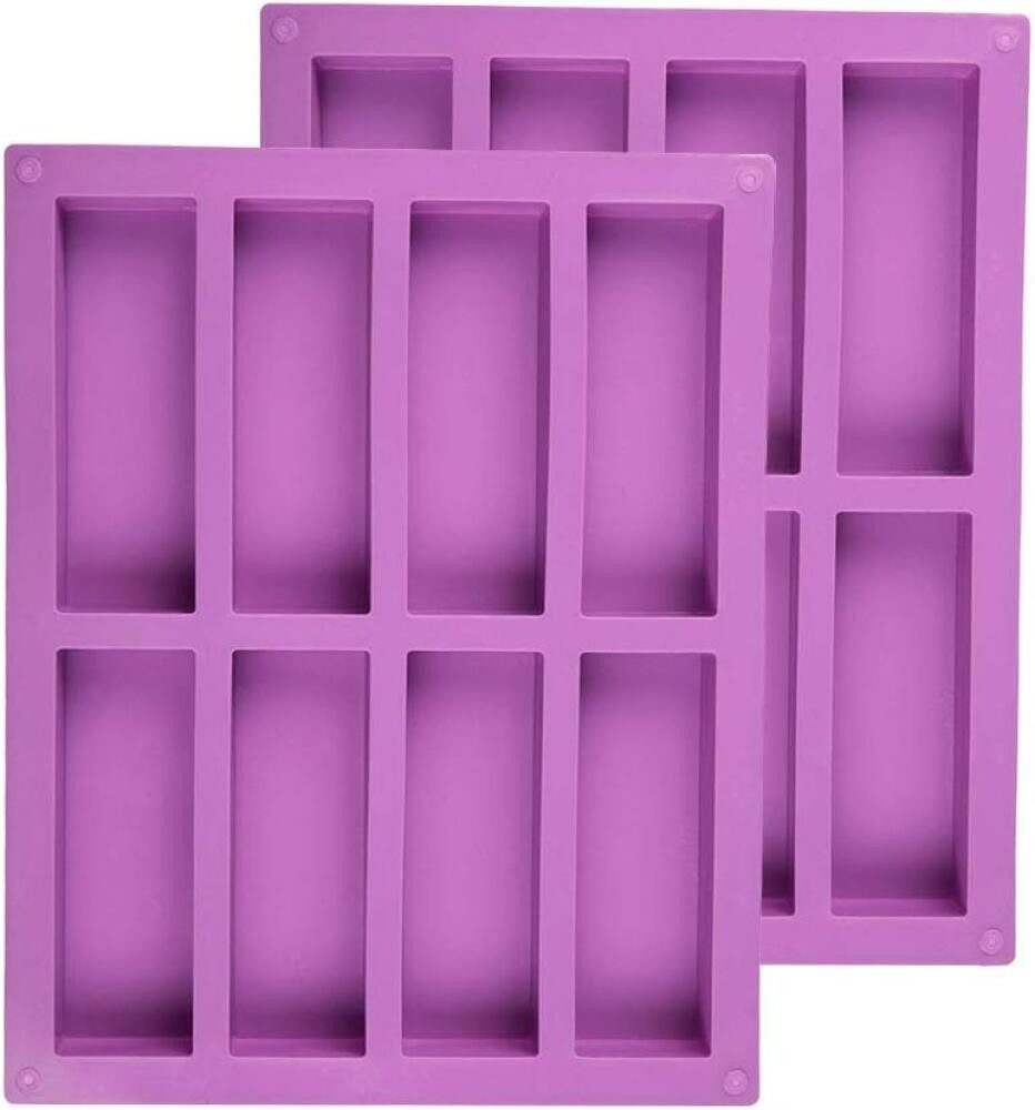 FELIXLEO Silikonform 2 Stück Silikon Backform Riegel BPA frei Müsliriegel Rechteck, (1-tlg)