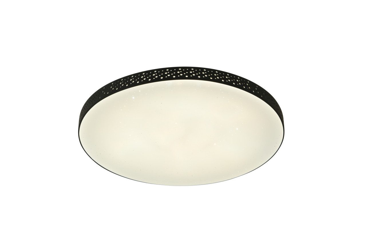 MegaLight Deckenleuchte MegaLight LED Deckenleuchte Asteroids schwarz Ø, Inkl. Leuchtmittel, Dimmbar nicht Smart Home-fähig ohne Bewegungsmelder