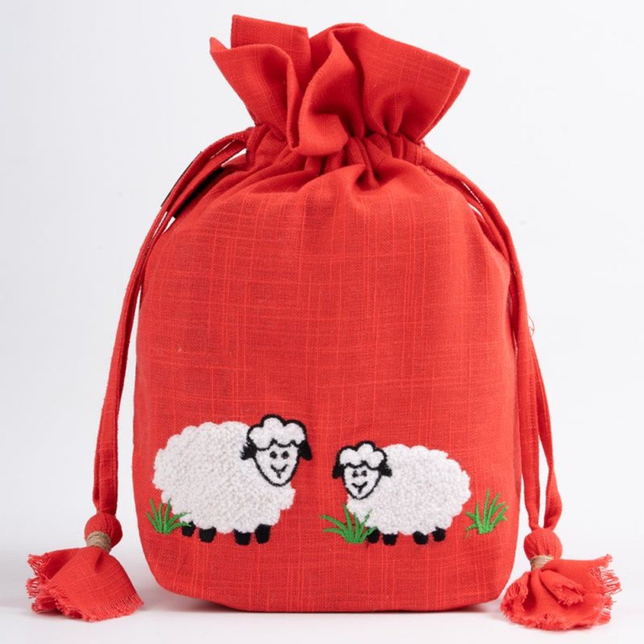 Lantern Moon Stricknadeln Kordelzugtasche rot