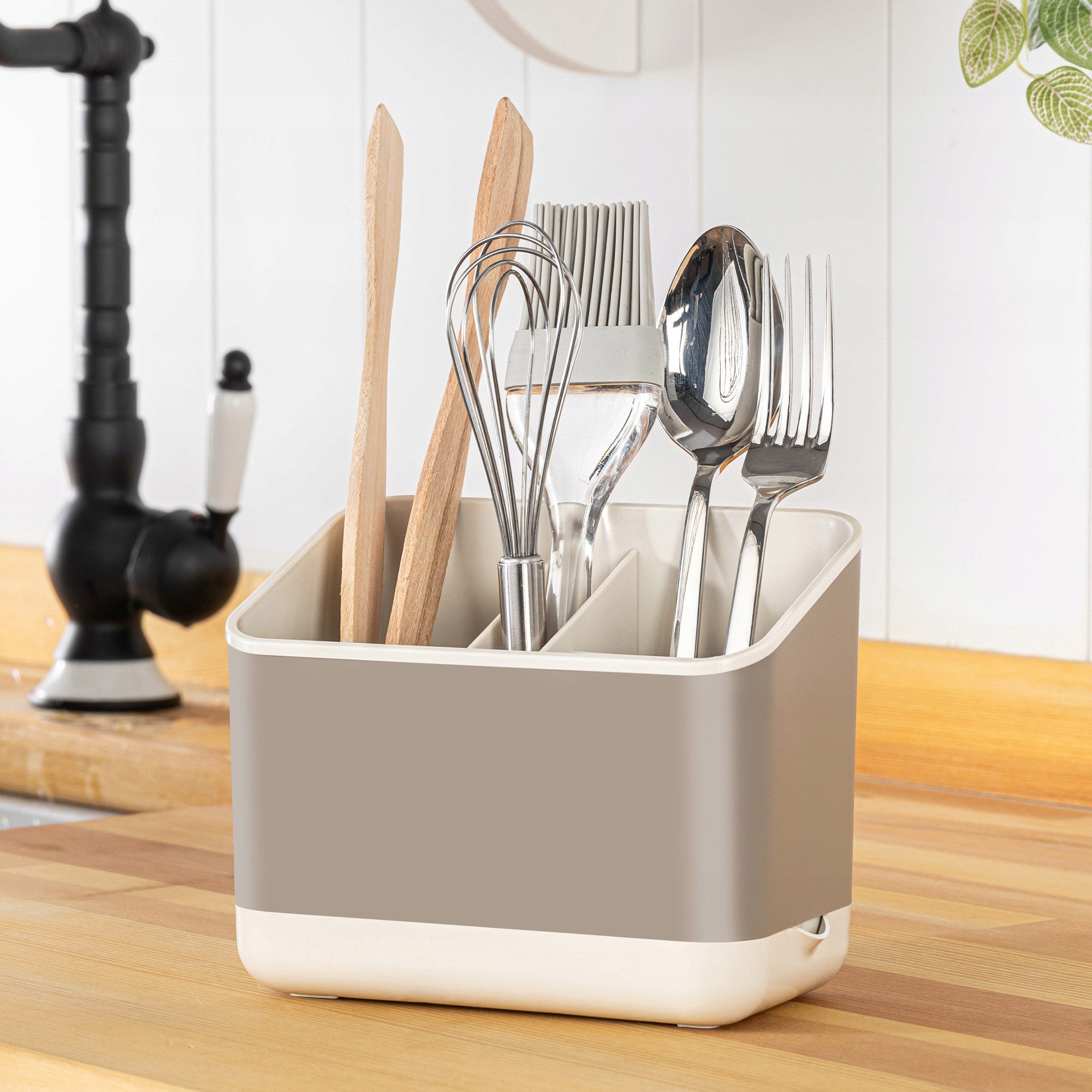 CRALEX Küchenorganizer-Set CRALEX Mora Abtropfgestell, Besteck-Organizerbeh günstig online kaufen