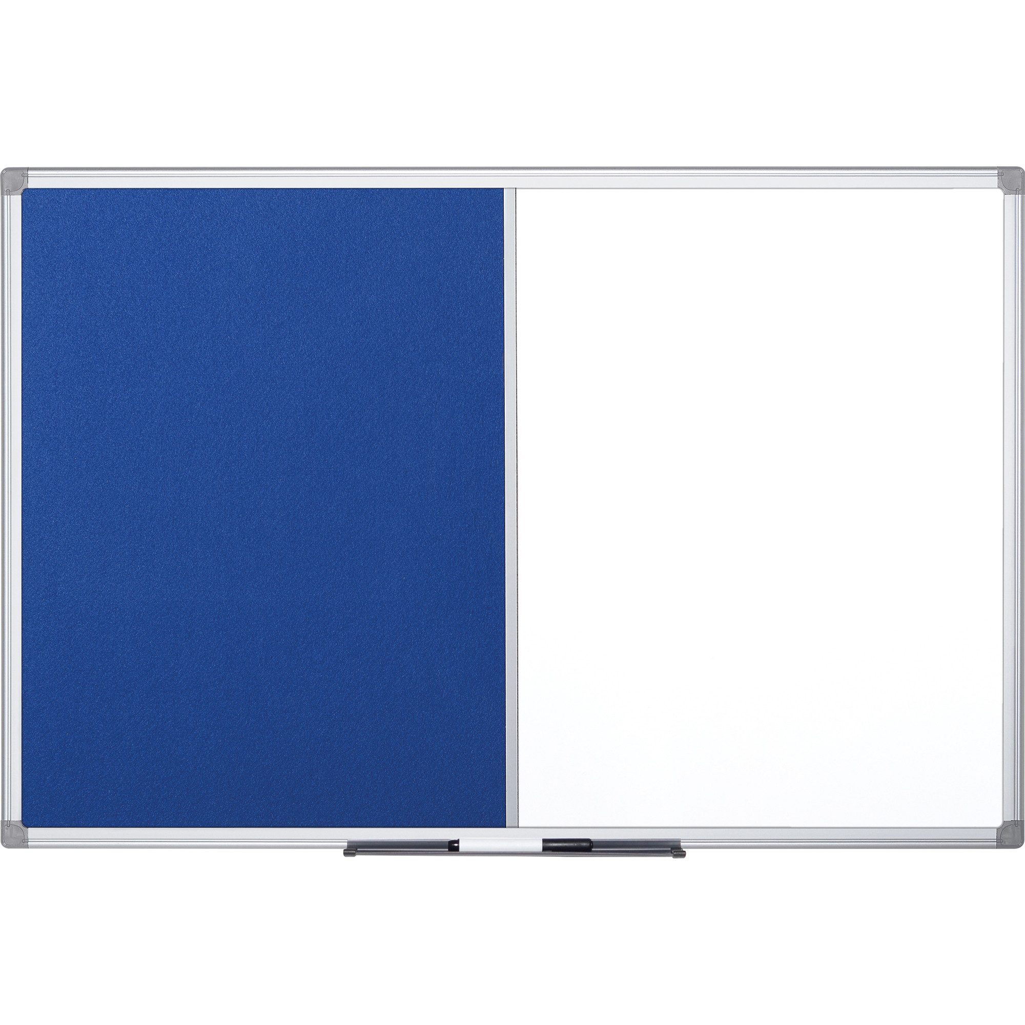 bi-office Wandtafel Kombitafel Maya XA0322170 Filz/magnetisch 90x60cm blau