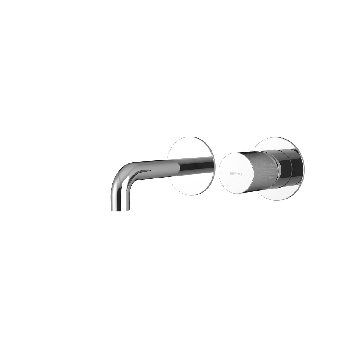 Sapho Waschtischarmatur ULTRATAP 2-Element Waschbeckenarmatur, Auslauf 15cm, Chrom Sapho-UT118T-SET