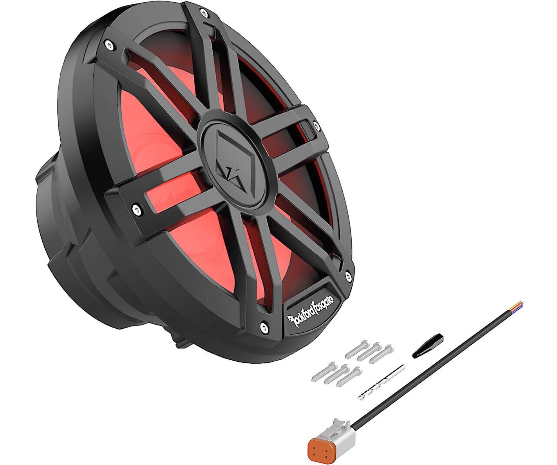 Rockford Fosgate M1D4-10B COLOR OPTIX 25cm D4 Subwoofer schwarz Auto-Subwoofer (max.: W 25 cm)