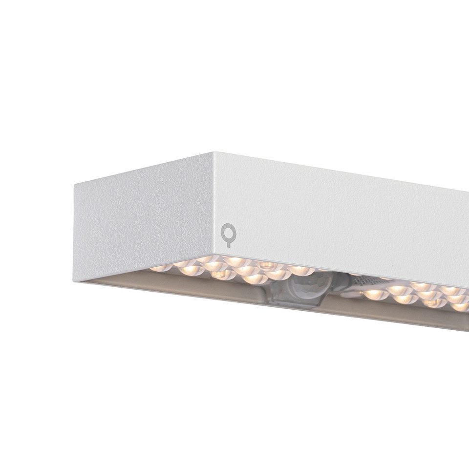 Qazqa LED Solarleuchte Kayo, Dimmbar, LED fest integriert, Extra-Warmweiß, QAZQA Solar­leuchte, integrated, Weiß, Kunststoff, Modern