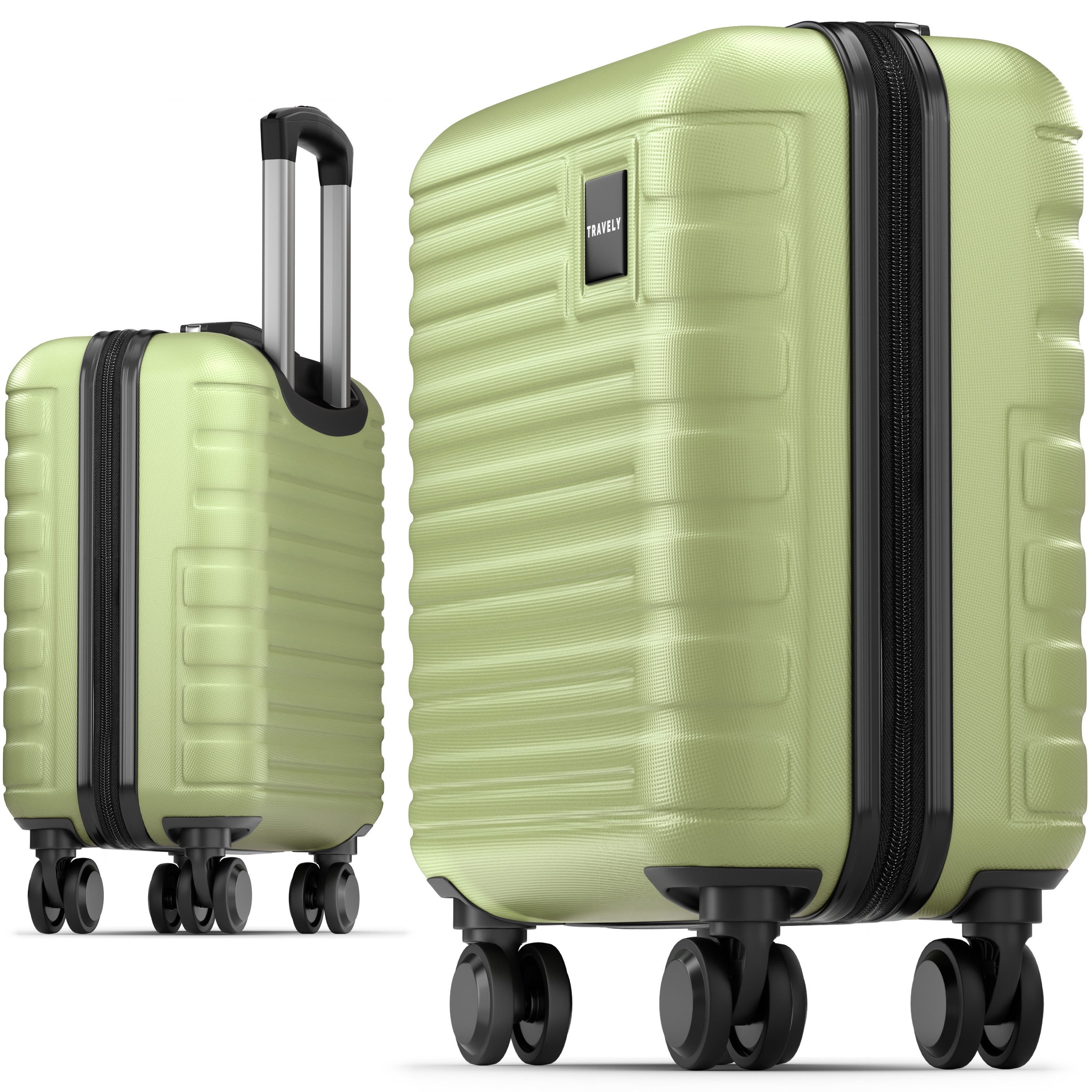 Travely Handgepäck-Trolley Polycarbonat Handgepäck Koffer 45x36x20cm günstig online kaufen