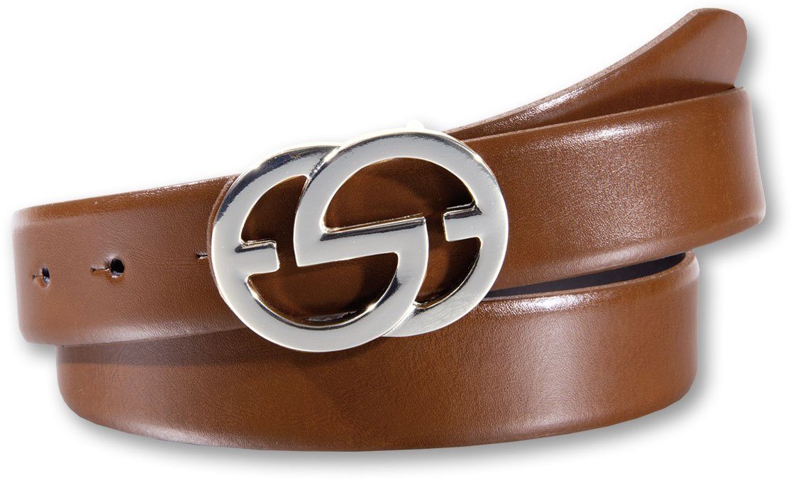 Silbergift Koppelgürtel mit silberfarbener Schließe günstig online kaufen