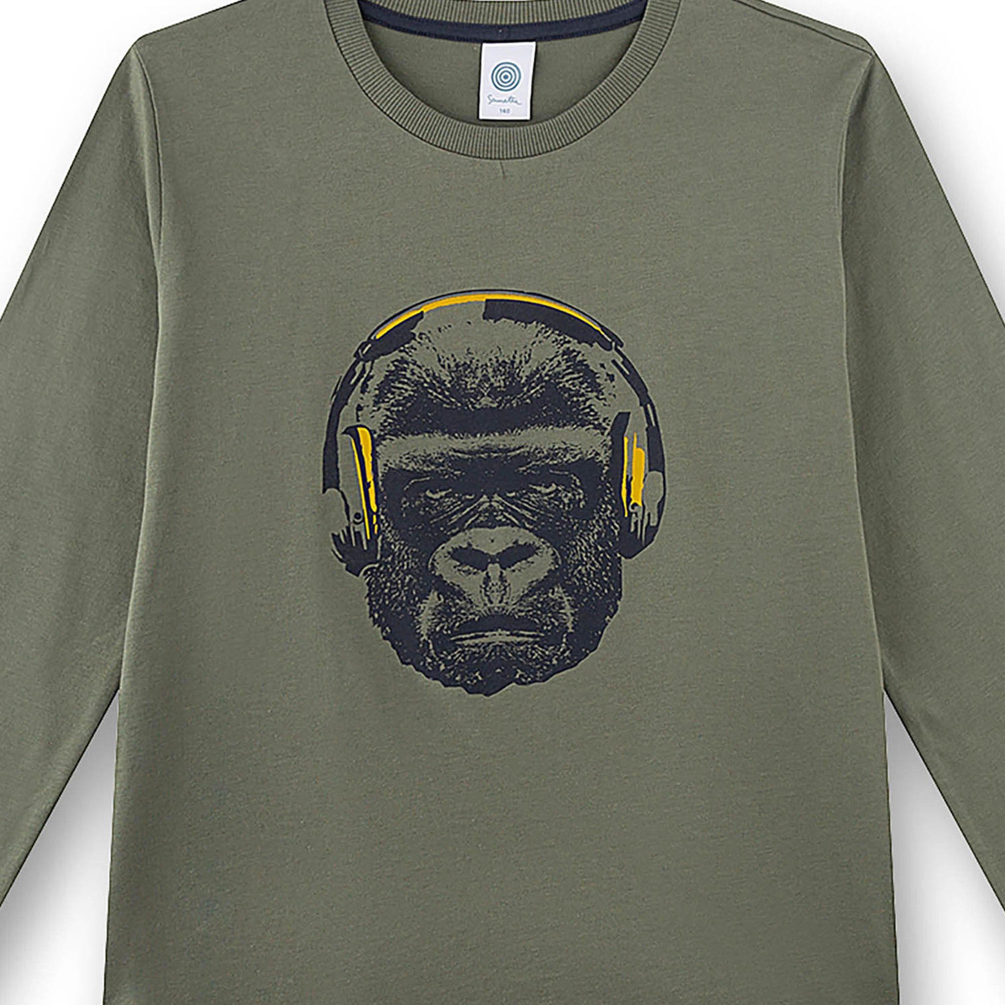 Sanetta Pyjama Jungen Pyjama Baumwolle Pyjama Teens Gorilla lang (2 tlg)