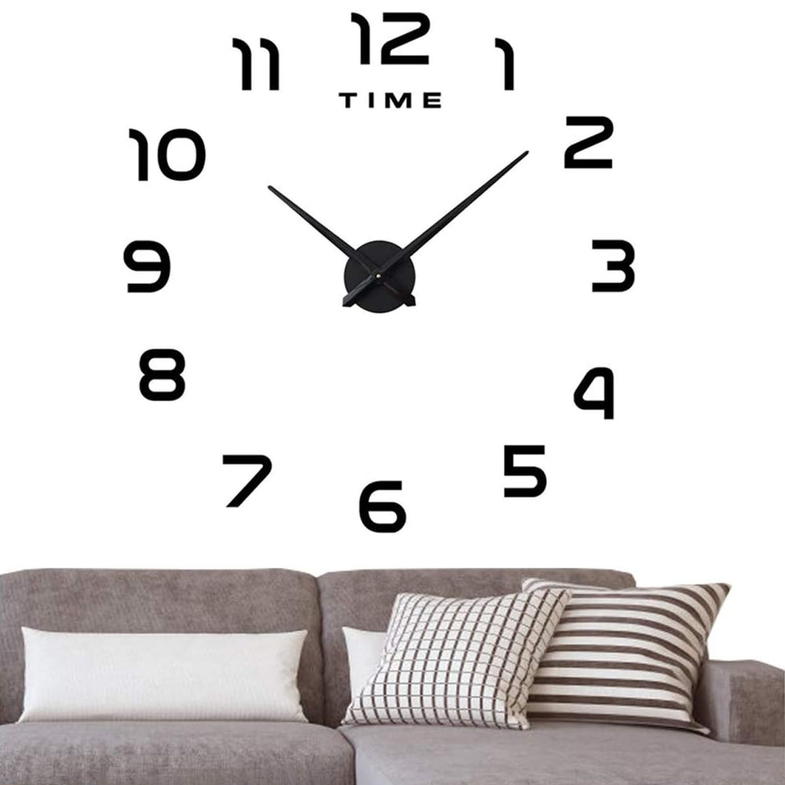 OKWISH Wanduhr DIY Wand Uhr Acryl Wanduhr 3D Zahlen Spiegel Uhr (Einfache W günstig online kaufen