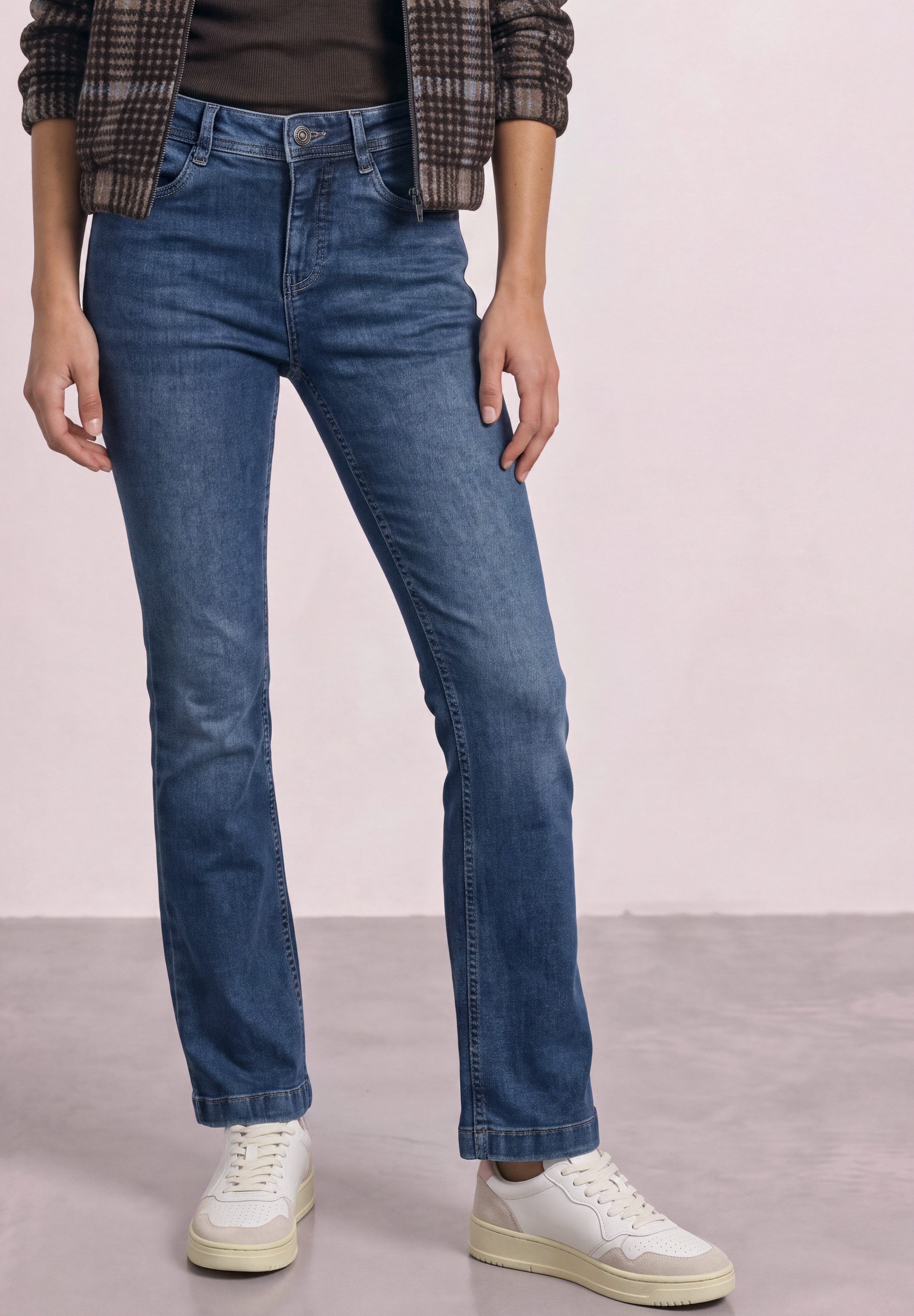 STREET ONE Slim-fit-Jeans 5-Pocket-Style – Bild 2 von 5