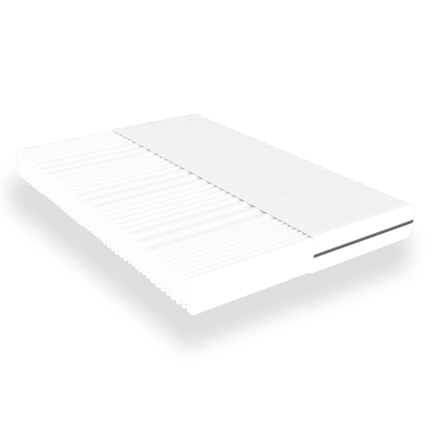 Kaltschaummatratze ergonomisch Matratze, 7 Zonen, hergestellt in Deutschland, Beco, 15 cm hoch, (Matratze 70 x 200, Hoch 15cm, drei verfügbare Härtegrade (H2, H – Bild 4 von 5
