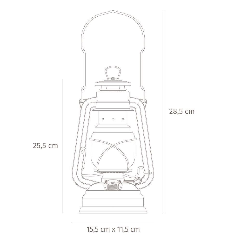 Feuerhand Laterne, Sturmlaterne Baby Special 276 Kobaltblau BBQ Camping-Leuchte