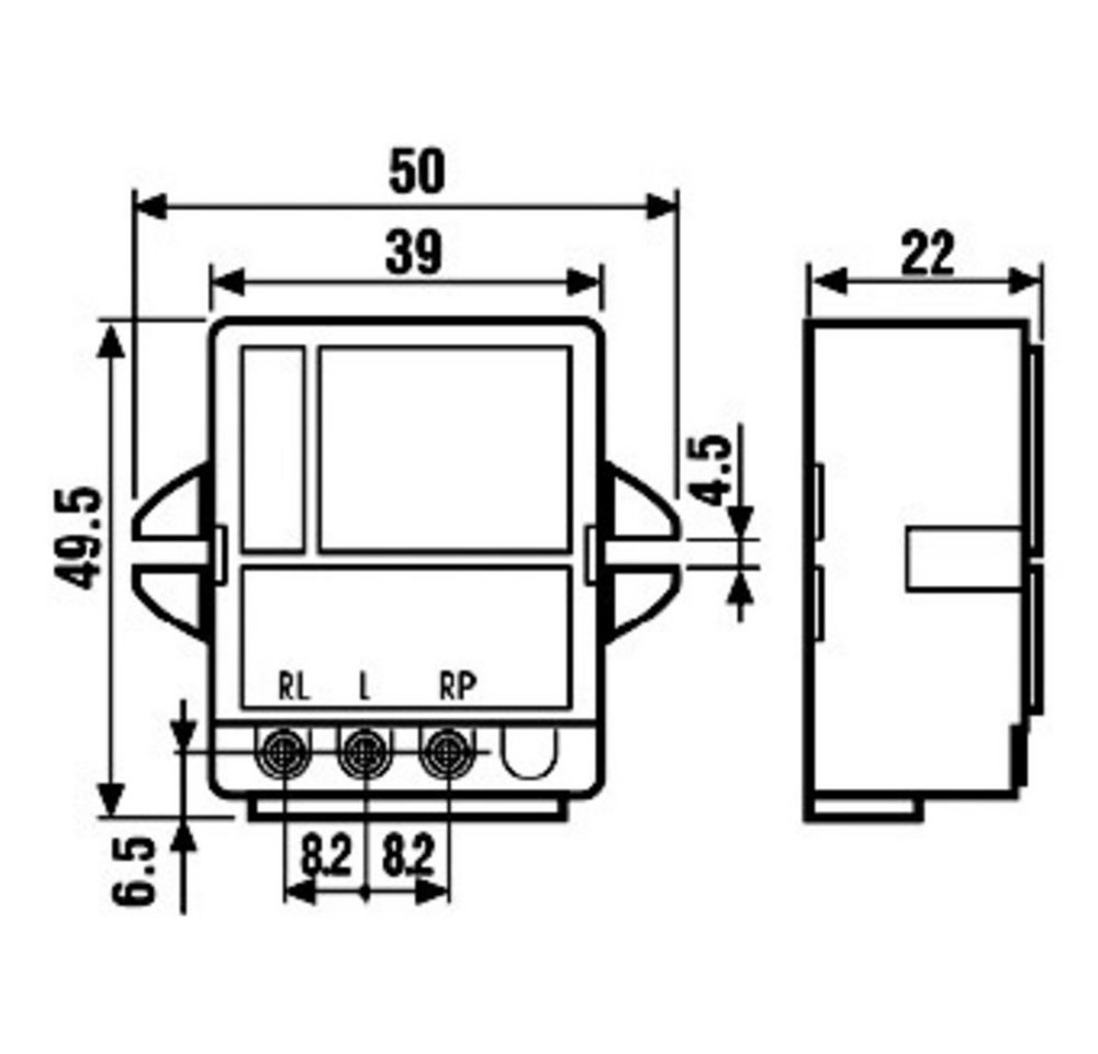 Thumbnail - finder Stromstoßschalter Stromstoß-Schalter Auf-/Unterputz Finder 15.51.8.230.0400 1 Schließer, (15.51.8.230.0400)
