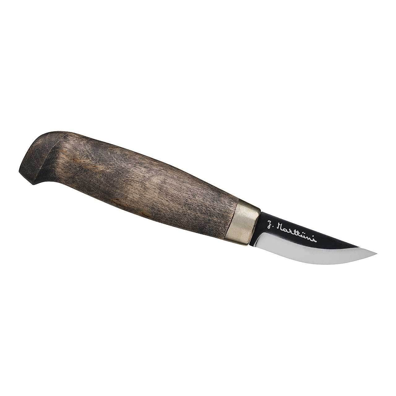Marttiini Universalmesser Snappy Schnitzmesser Carbon Lederscheide