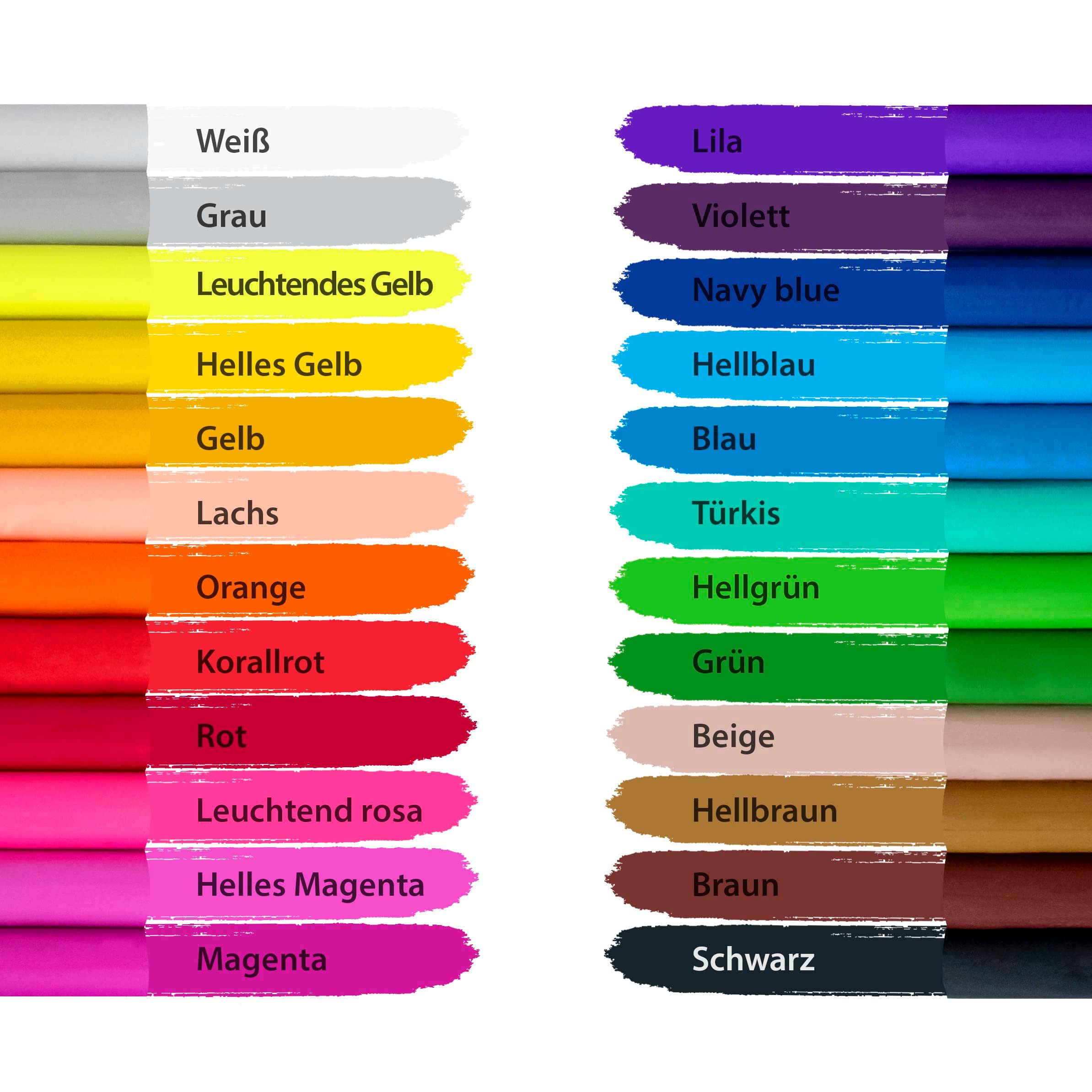 Creative Deco Knete Knete für Kinder Schule 24 Farben 1600g