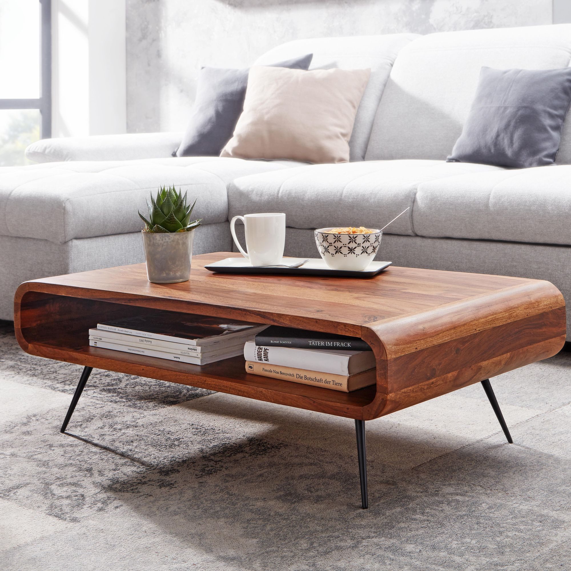 KADIMA DESIGN Couchtisch Couchtisch 90x55x30 cm günstig online kaufen