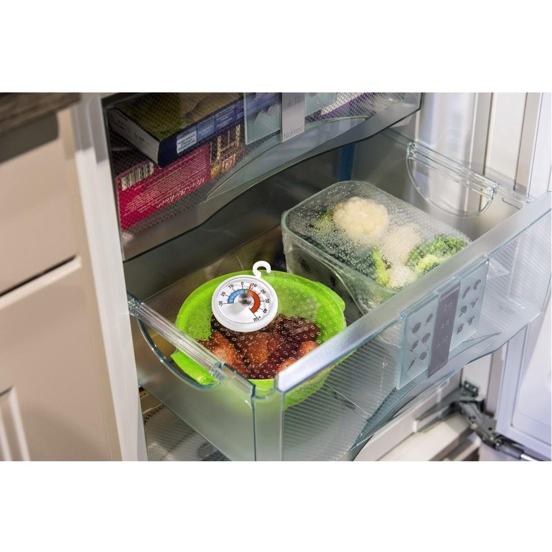 Xavax Kühlschrankthermometer, Thermometer für Kühlschrank