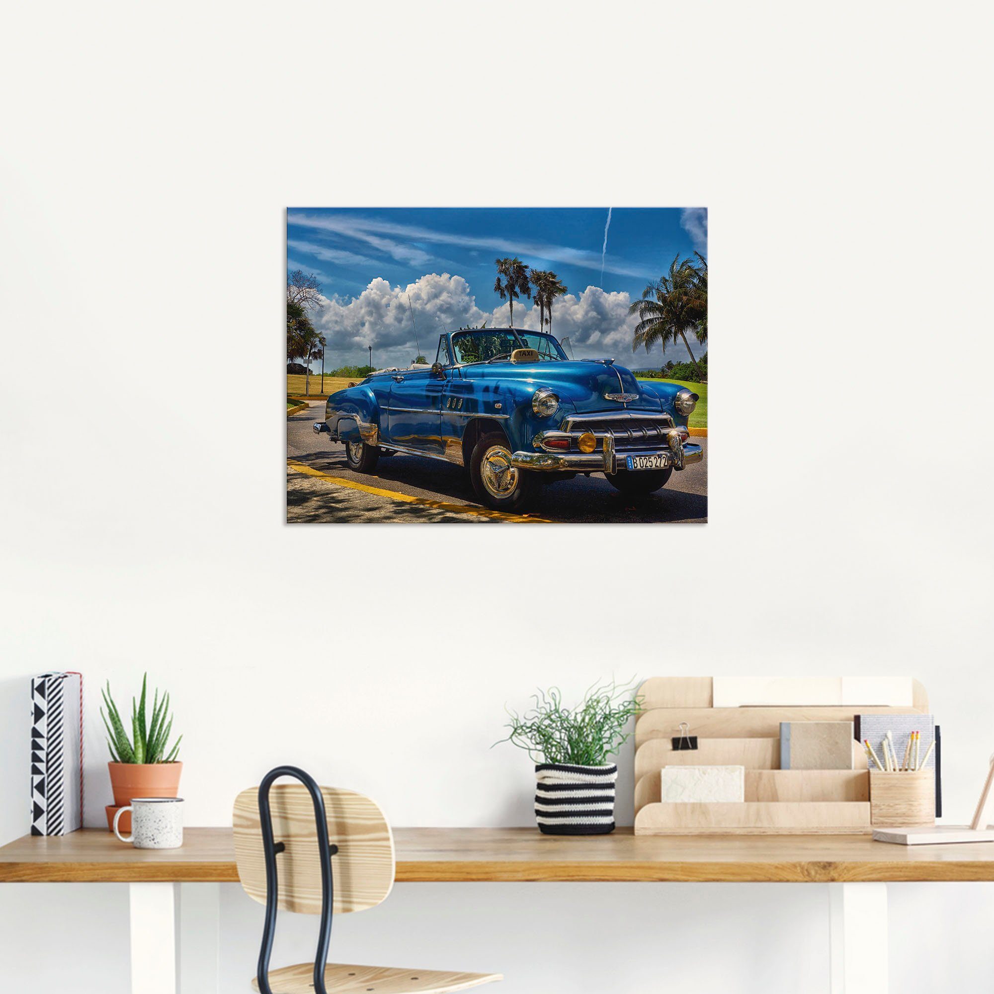 Artland Wandbild Havanna Flair, Auto (1 St), als Alubild, Leinwandbild in verschied. Größen