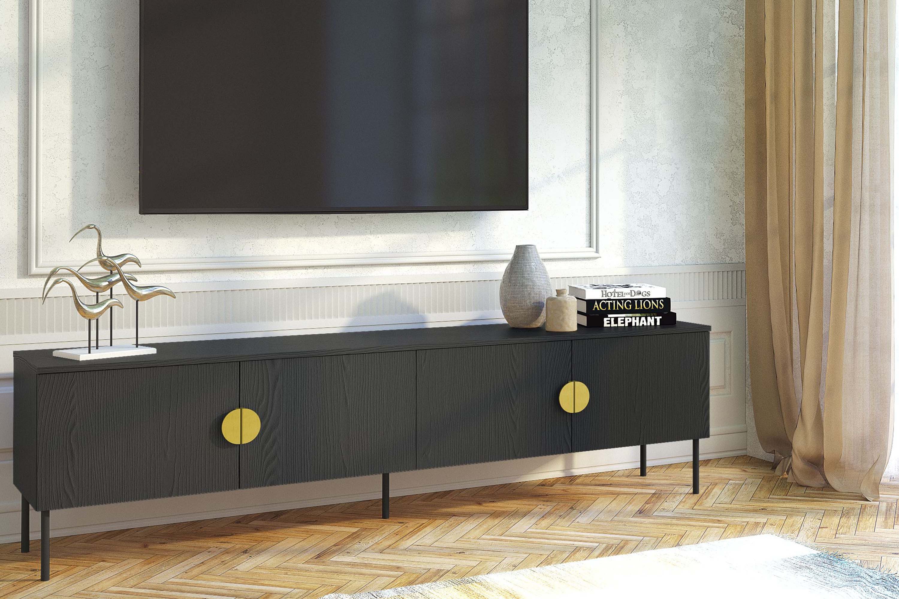 KONSIMO® Lowboard VIDIS TV Möbel, TV-Schrank, günstig online kaufen