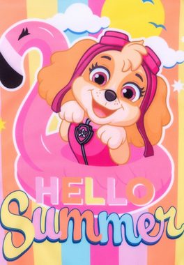 United Labels® Badeanzug Paw Patrol Badeanzug mit Rüschen für Mädchen - Skye Hello Summer Bunt