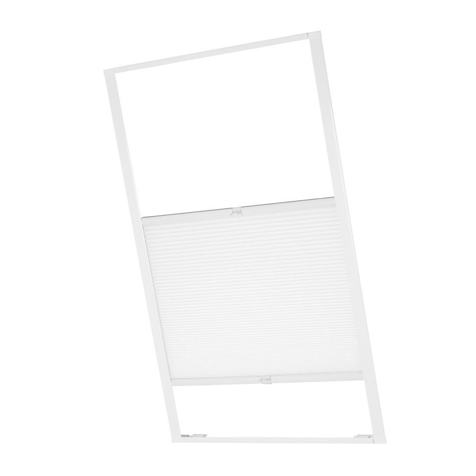 ventanara Dachfensterplissee Dachfenster passend für Velux Fenster Weiß MK0 günstig online kaufen