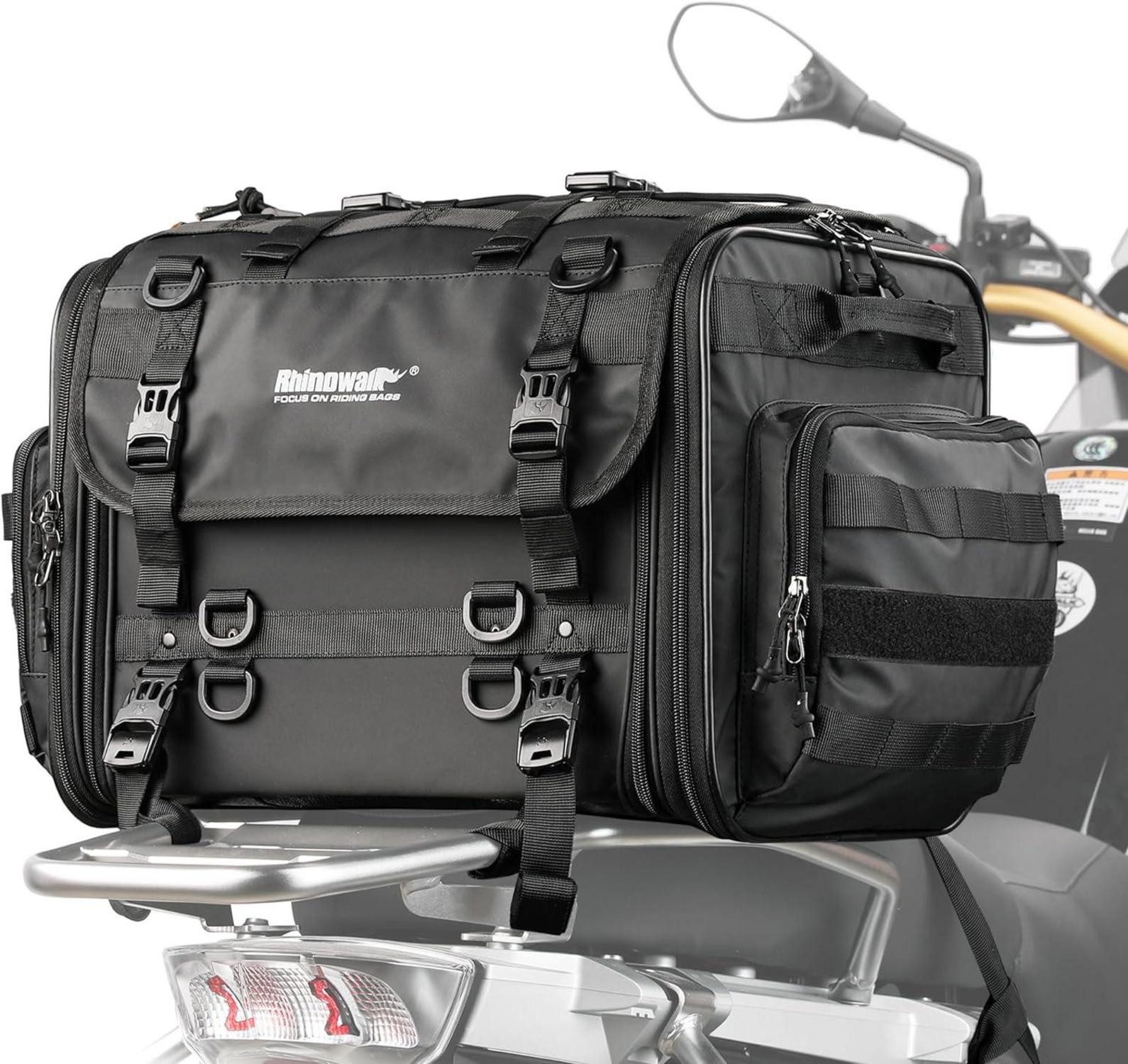 Roller-Gepäckträger Motorrad Sitztaschen 40-60L Wasserdicht Rücksitztasche Gepäcktasche