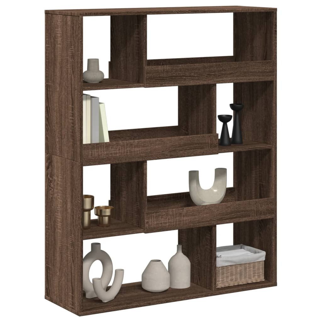 vidaXL Bücherregal Raumteiler Eichen-Optik 100x33x125,5 cm günstig online kaufen