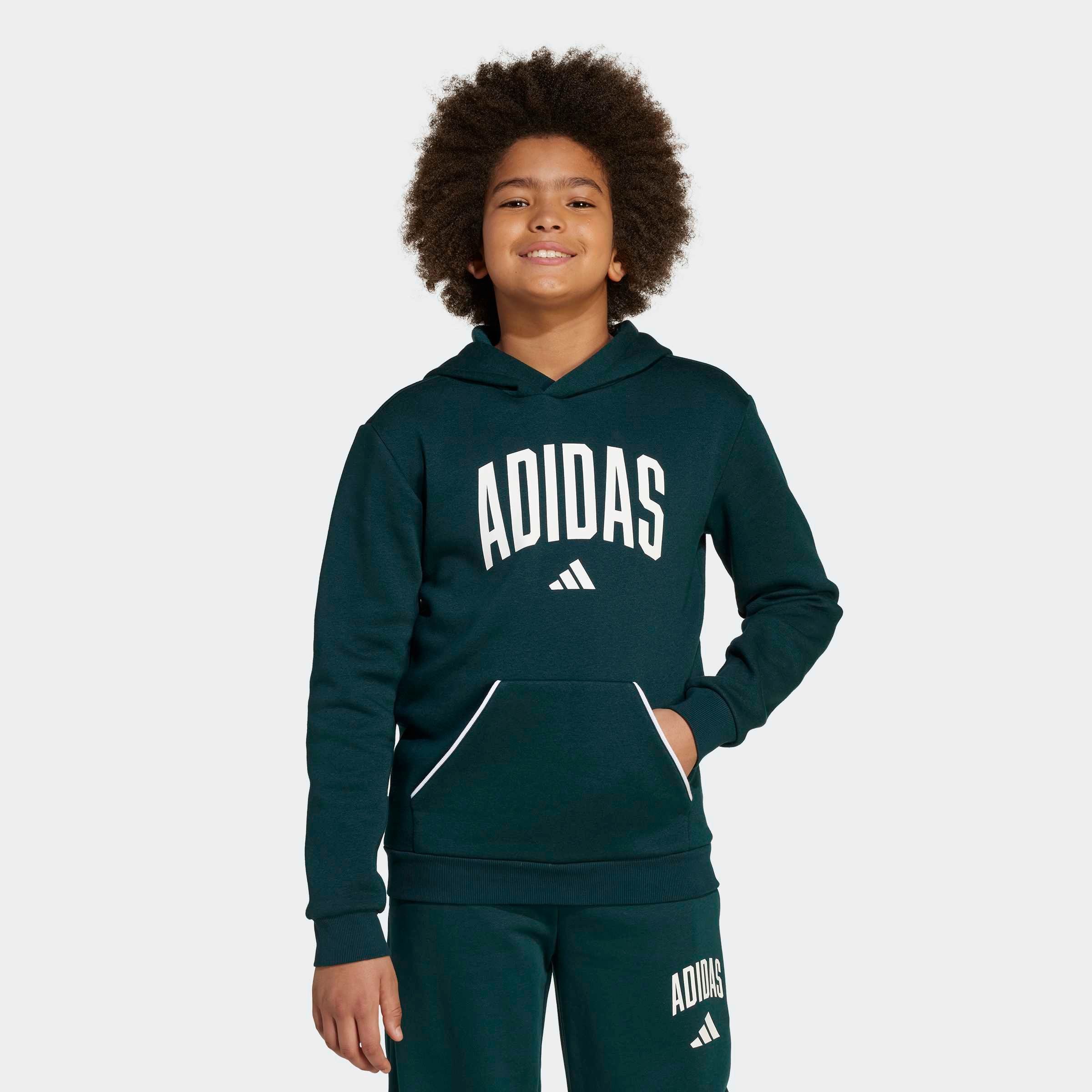 adidas Sportswear Kapuzensweatshirt SEASONALS ESSENTIALS COLLEGIATE TYPOGRAPHY KIDS HOODIE