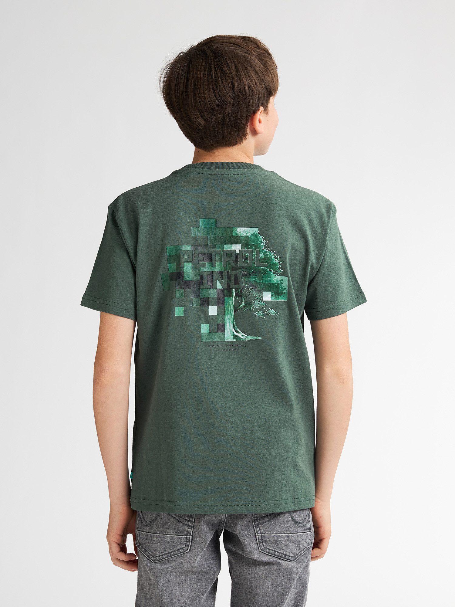 Petrol Industries T-Shirt Rückenprint T-Shirt Acadia