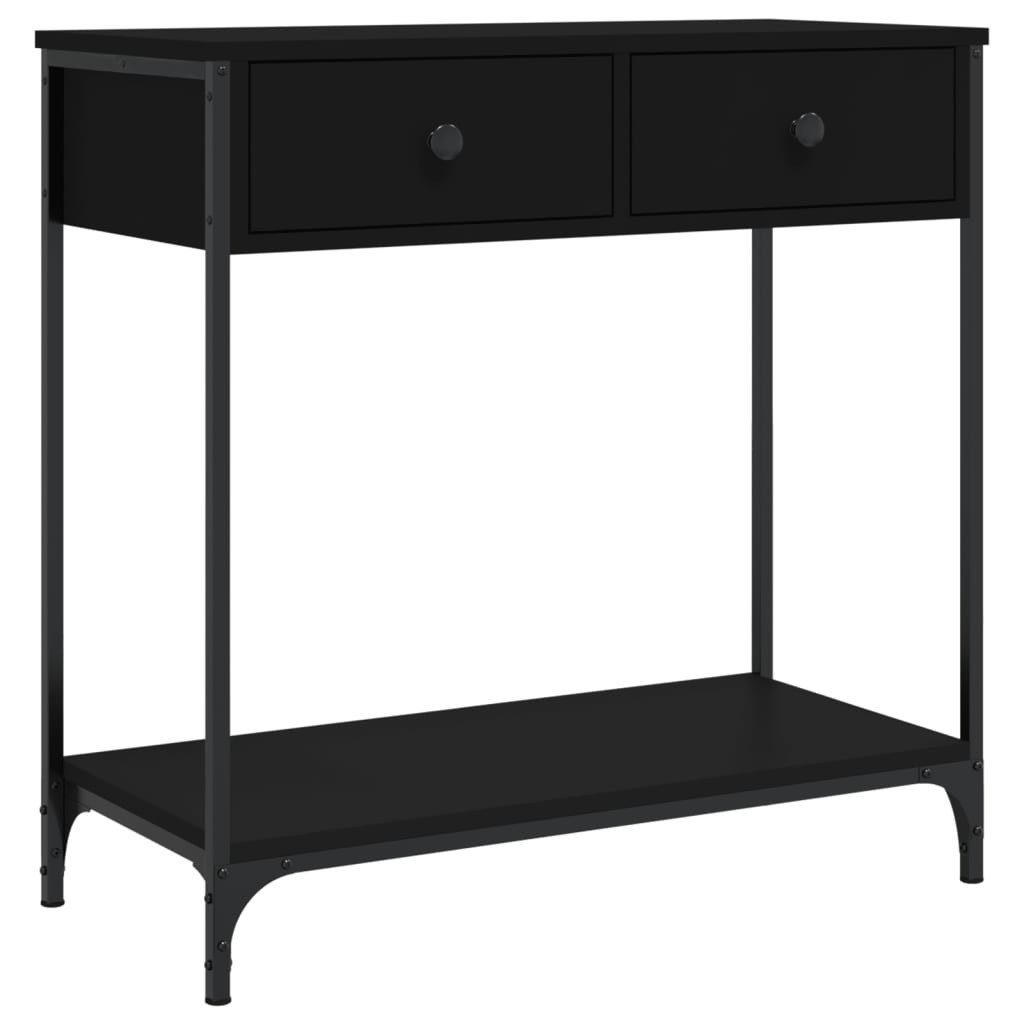 vidaXL Beistelltisch Konsolentisch Schwarz 75x34,5x75 cm günstig online kaufen