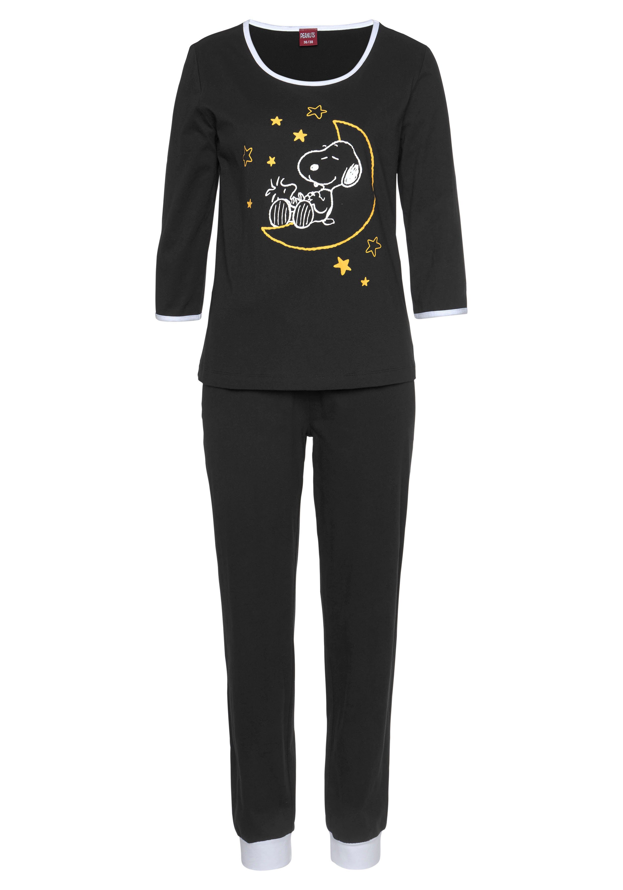 Peanuts Pyjama 2 Stk. tlg., mit Snoopy Druckmotiv günstig online kaufen