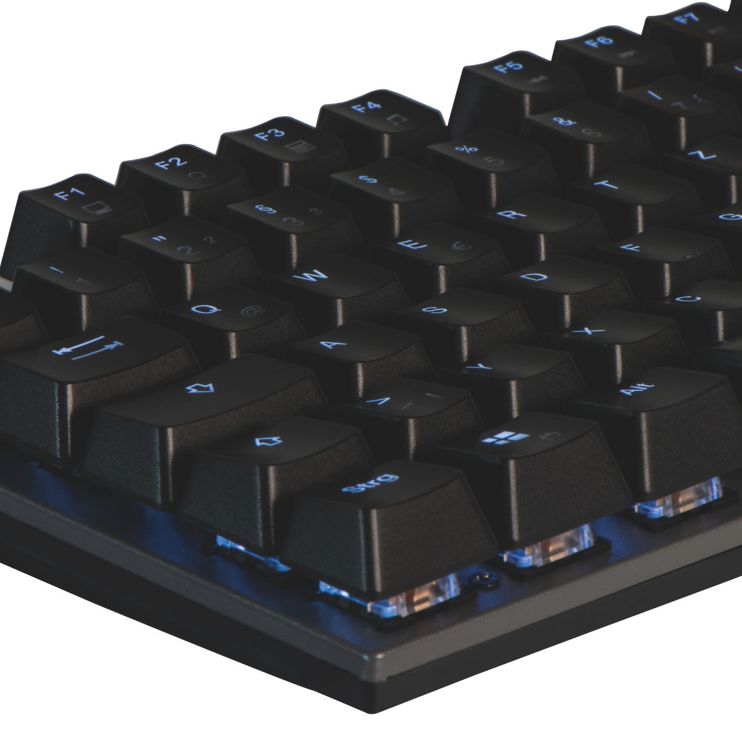 Hama Mechanische Tastatur Keyboard MKC-650 DE-Layout Gaming-Tastatur (Voll-Tastatur Multimedia-Tasten Ziffernblock Num-Pad Mechanical Office) – Bild 4 von 5