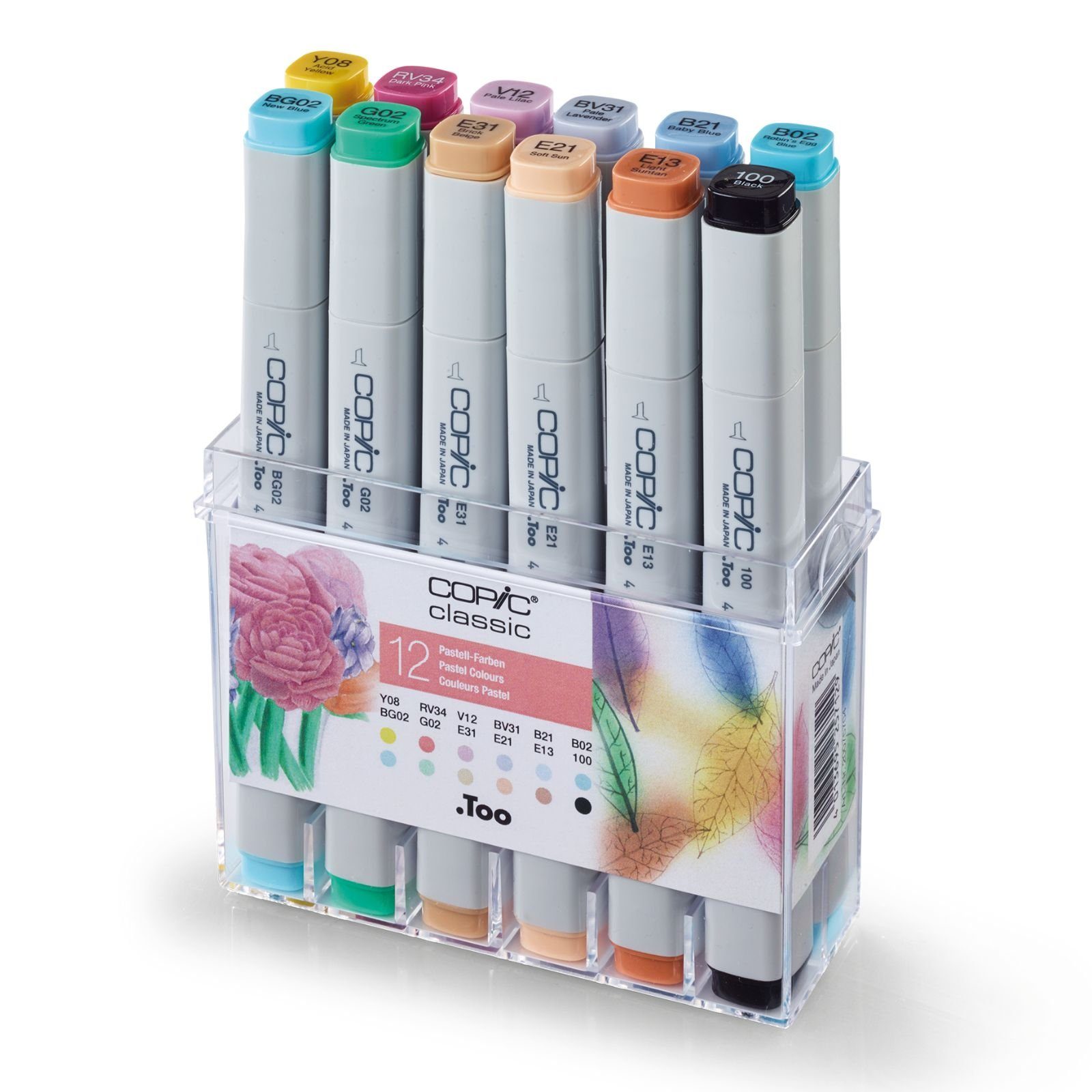 COPIC Copic Marker COPIC Classic 12er Set - Pastellfarben