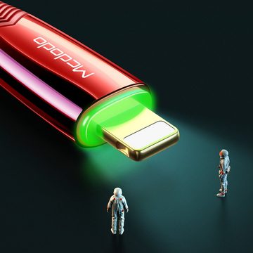 mcdodo Mcdodo Shark 3A Ladekabel Nylon Datenkabel Fast Charge für iPhone USB-Kabel, Lightning, (120 cm)