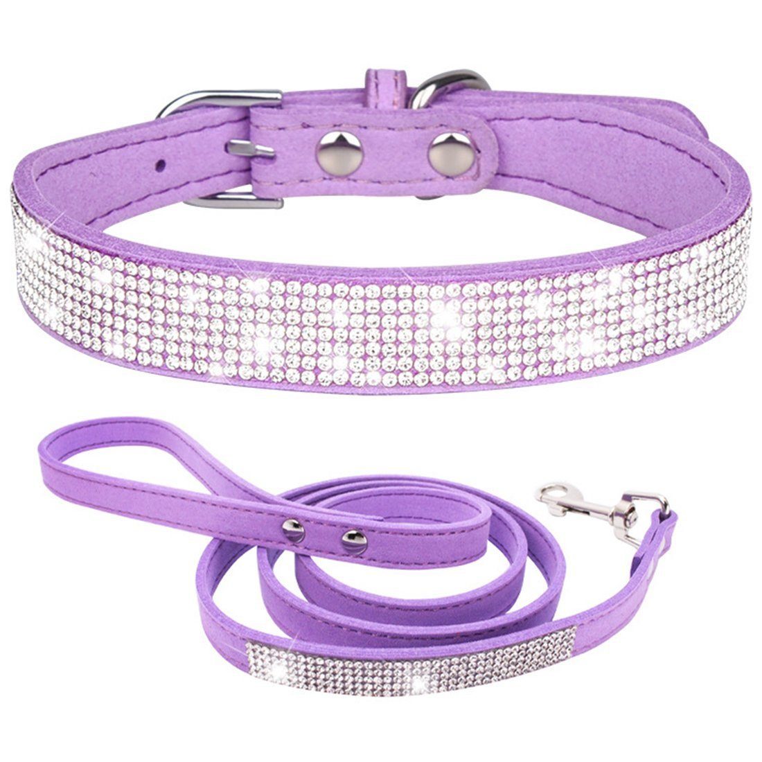 ELEKIN Hunde-Halsband Tierhalsbänder Weiches Hundehalsband Haustierzubehör