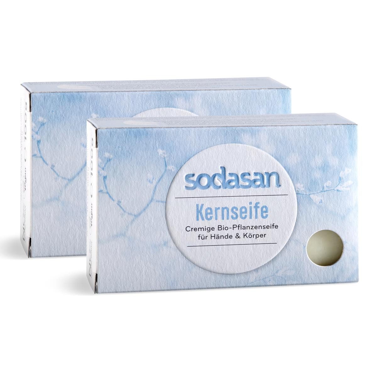 Handseife Sodasan Kernseife 0,1kg (2er Pack)