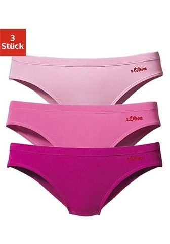 s.Oliver Bikinislip (Packung, 3-St) aus elastischer Baumwoll-Qualität