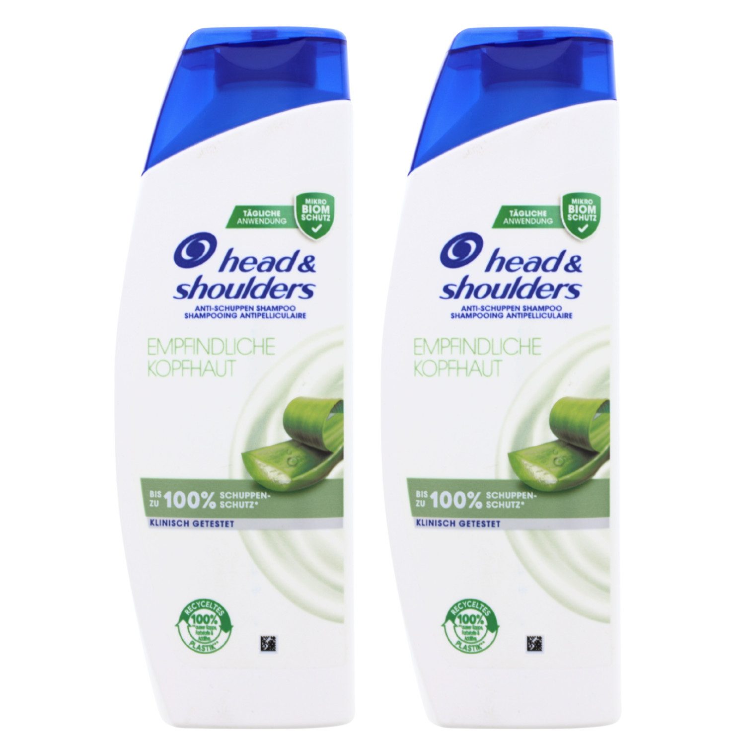 Haarshampoo 2x Head & Shoulders Empfindliche Kopfhaut Anti Schuppen Shampoo je 300