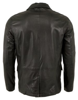 Maddox Lederjacke Lancaster MADDOX - Herren Echtleder Lederjacke Lammnappa schwarz