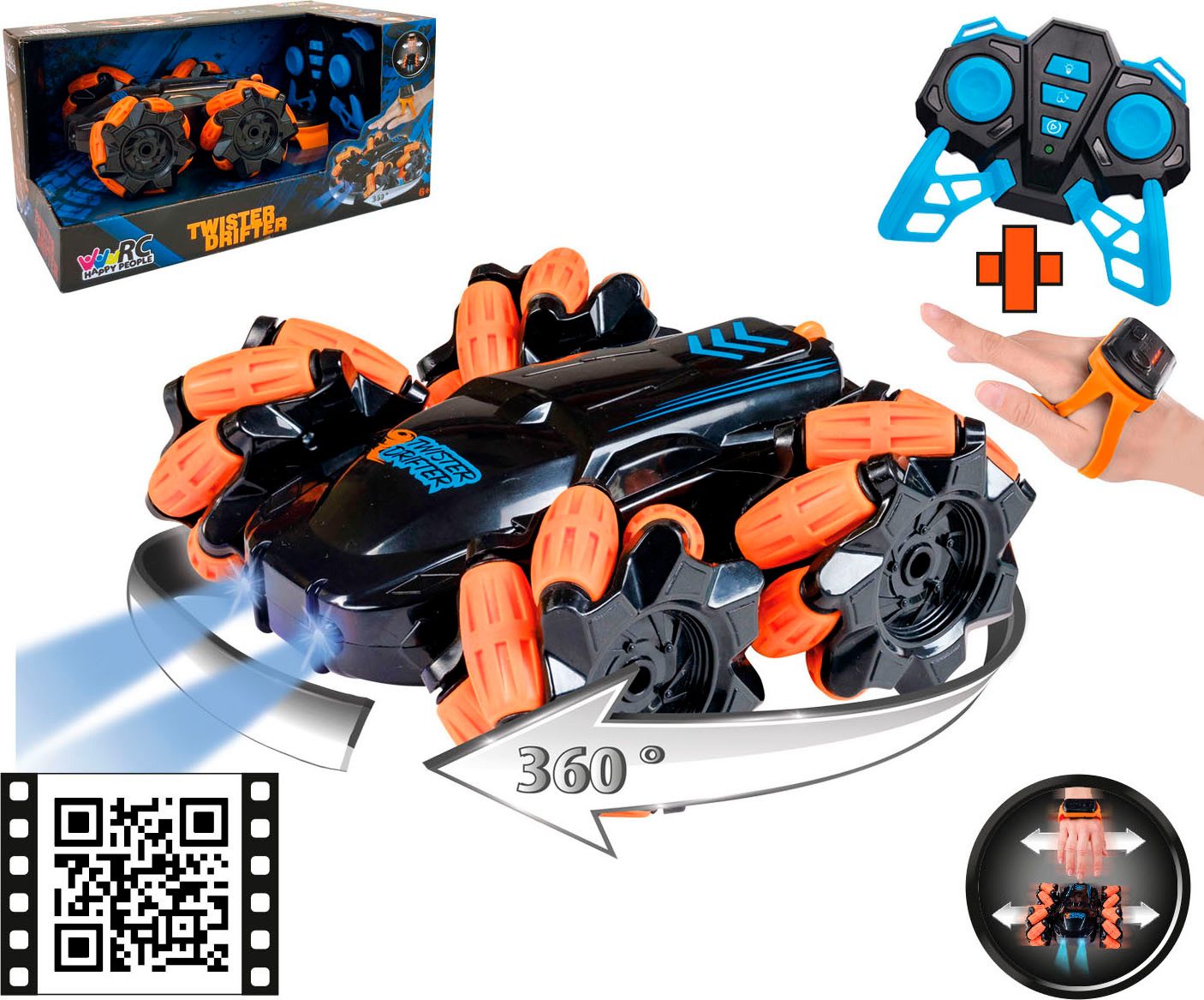 Happy People RC-Auto RC Twister Drifter, mit Licht