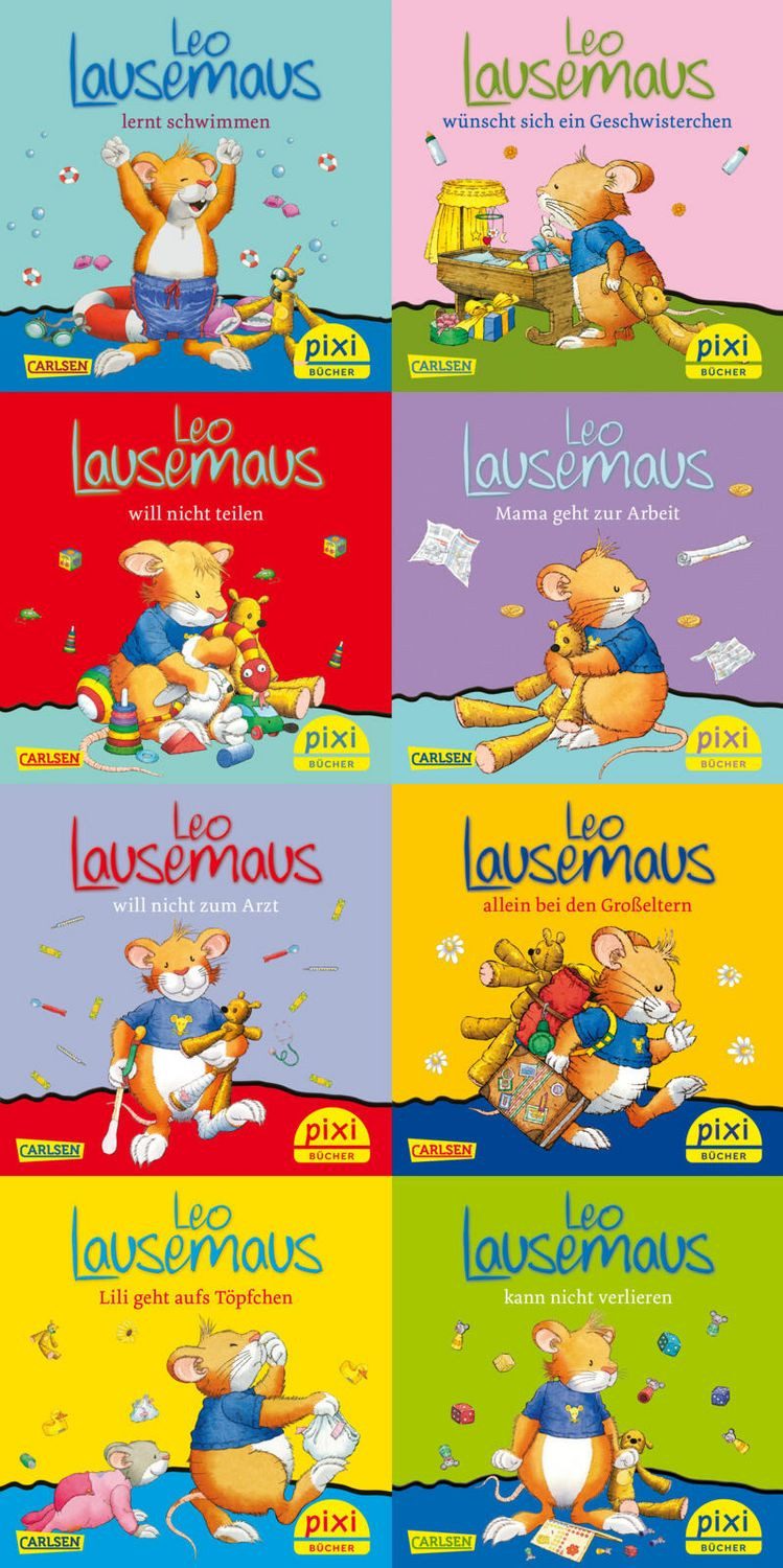 Pixi-8er-Set 219: Leo Lausemaus (8x1 Exemplar) / Anna Casalis