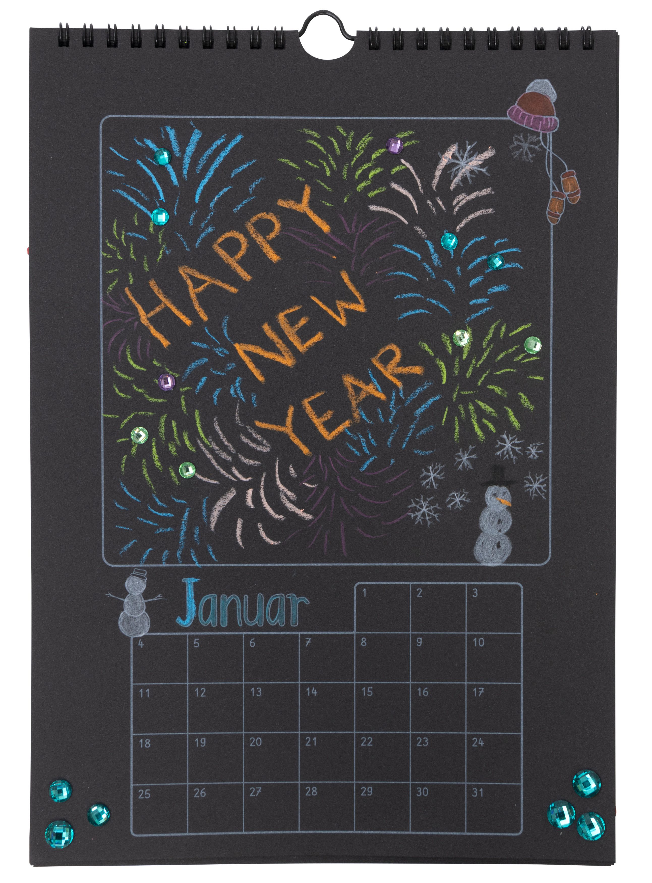Betzold Kalender zum Selbstbasteln Bastelkalender – Kreatives Bastelset für Kinder DIY