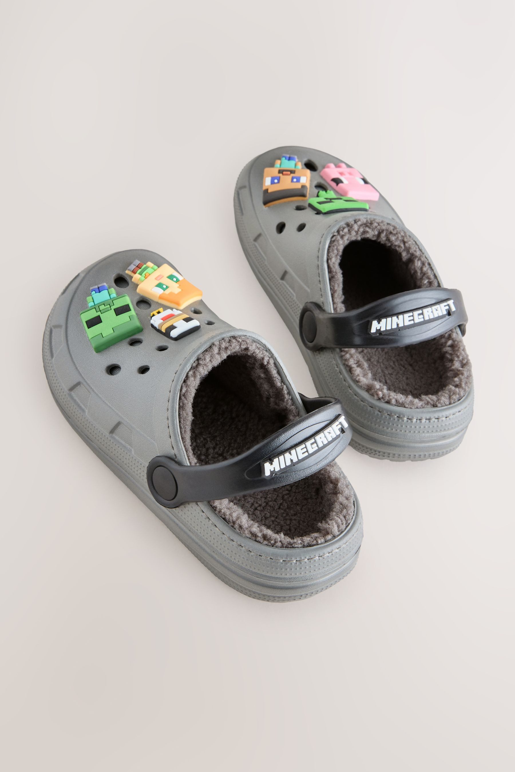 Next Marmorierte Hausschuhe Clogs, Minecraft Hausschuh (1-tlg)