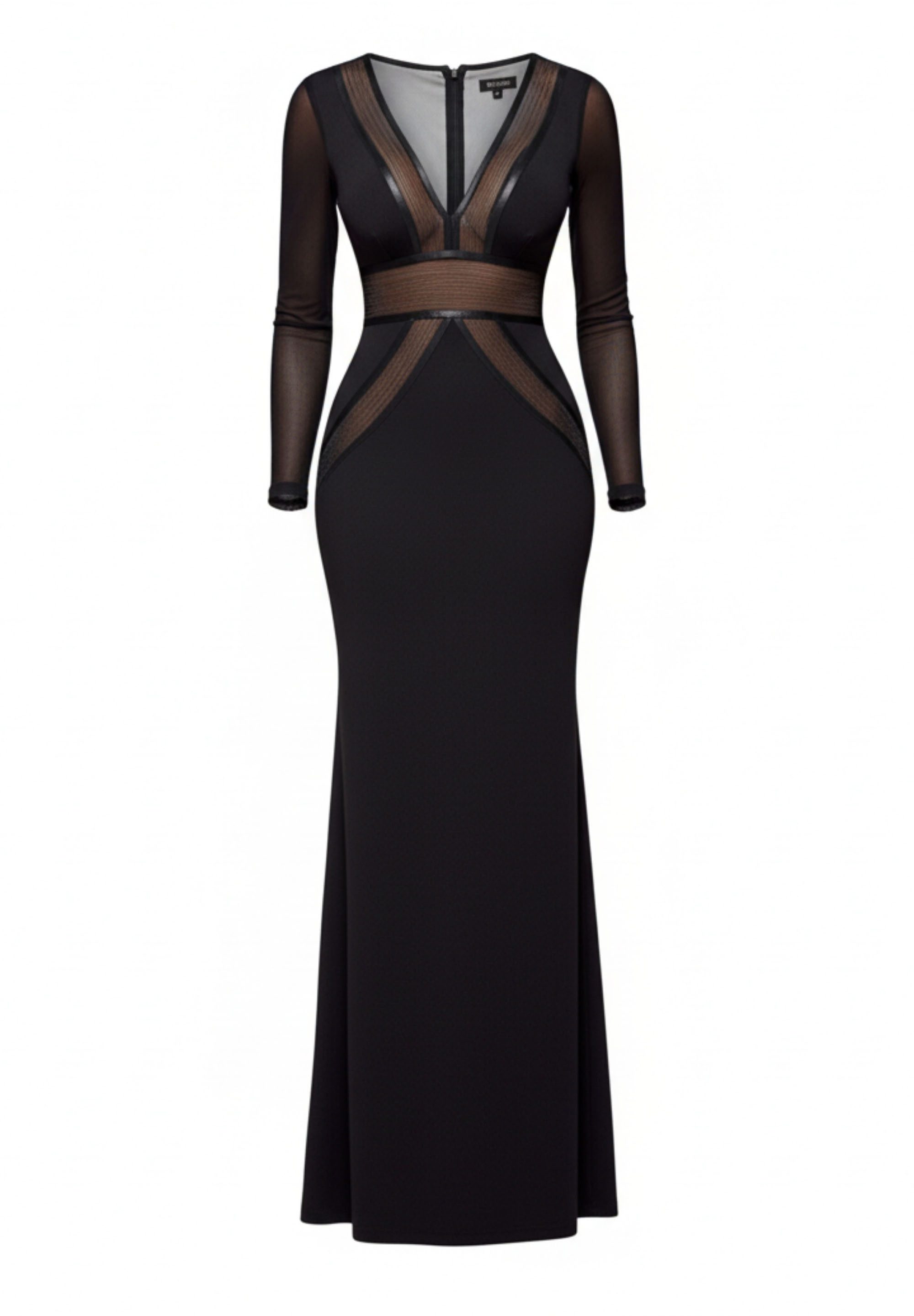 Goddiva Maxikleid Front Crossover Lurex Split Maxi Dress Langes Kleid, tief günstig online kaufen