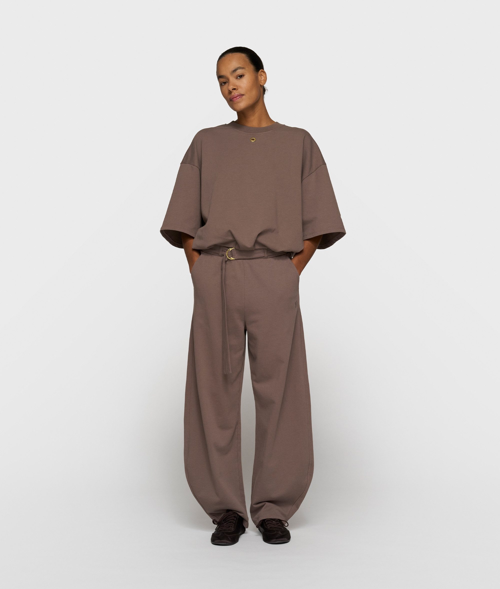 10DAYS 5-Pocket-Hose banana pants fleece