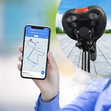 Fivejoy Airtag Fahrradständer Airtag Silikonhülle Fahrrad GPS-Tracker (Tragbarer Anti-Lost Tracker Halterung)